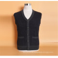 Yak Wolle / Cashmere V-Ausschnitt Strickjacke Langarm Pullover / Kleidung / Garment / Strickwaren